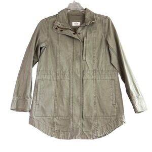 Marine Layer Women's XS Olive Green Military Anorak Utility Jacket Outdoors